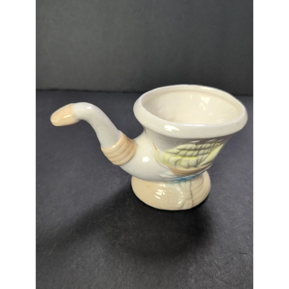 Vintage Relpo Pipe Planter MCM Ceramic Smoking Pipe Vase Japan 1950's-1960's